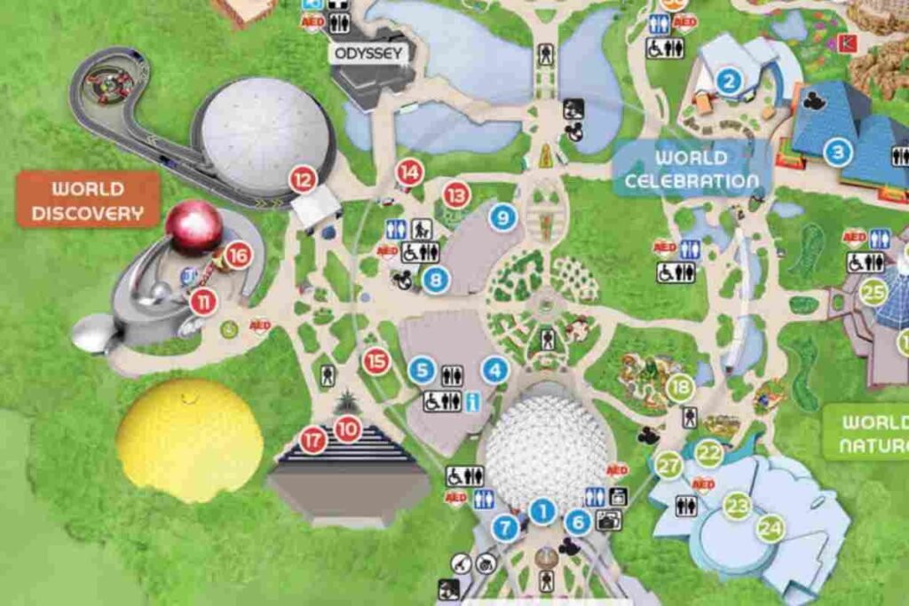 Epcot Map 2024