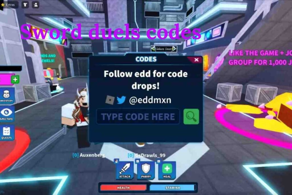 Sword duels codes